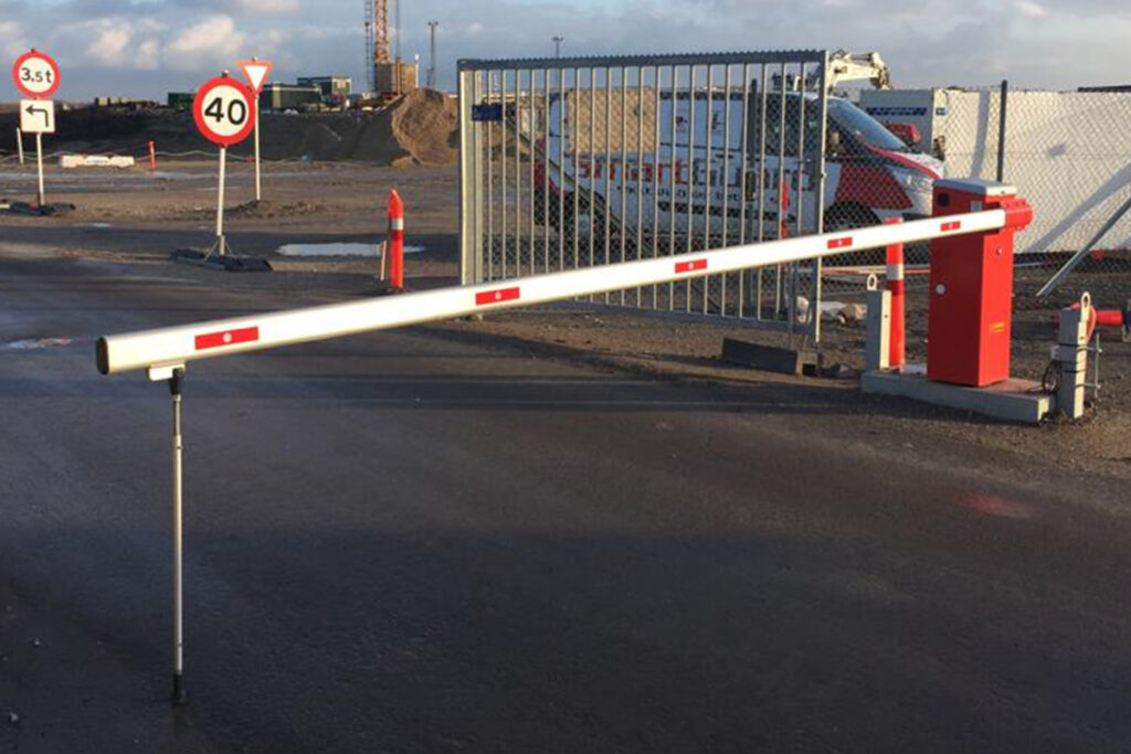 Bouwplaats beveiliging, mobiele slagboom - Geran Access Products B.V.